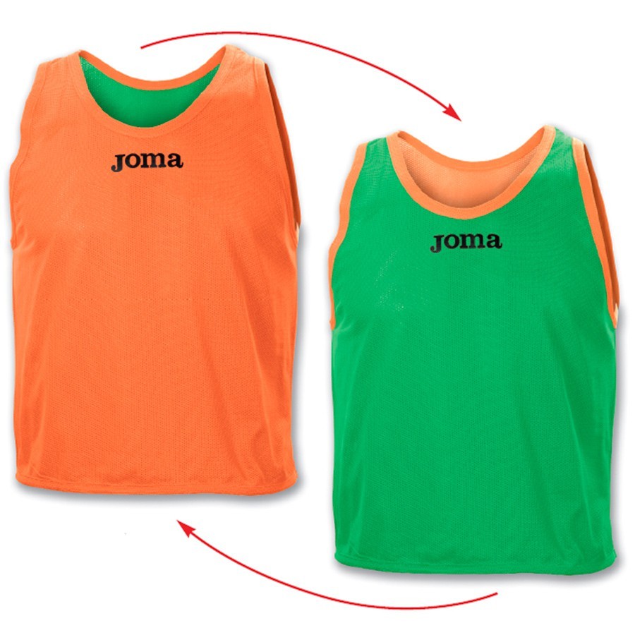 Canciones infantiles basura Resplandor Peto Joma Reversible Verde-Naranja - Fútbol Emotion