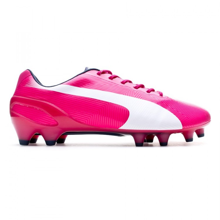 puma evospeed 1.2 tricks fg in blue and pink