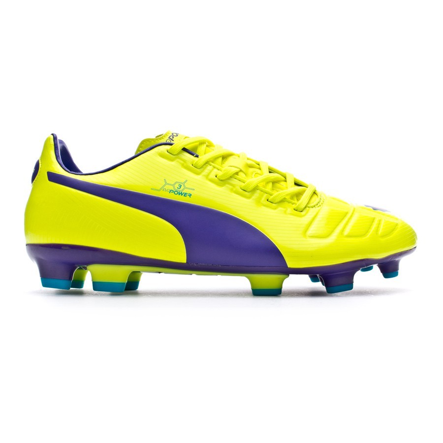 Football Boots Puma evoPOWER 3 FG Fluor 