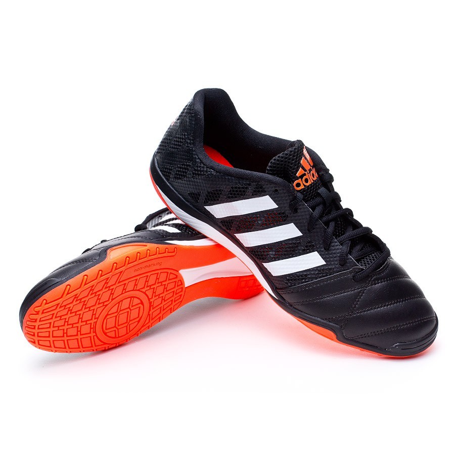 Futsal Boot adidas Top Sala Black-White-Solar red - Football store Fútbol  Emotion