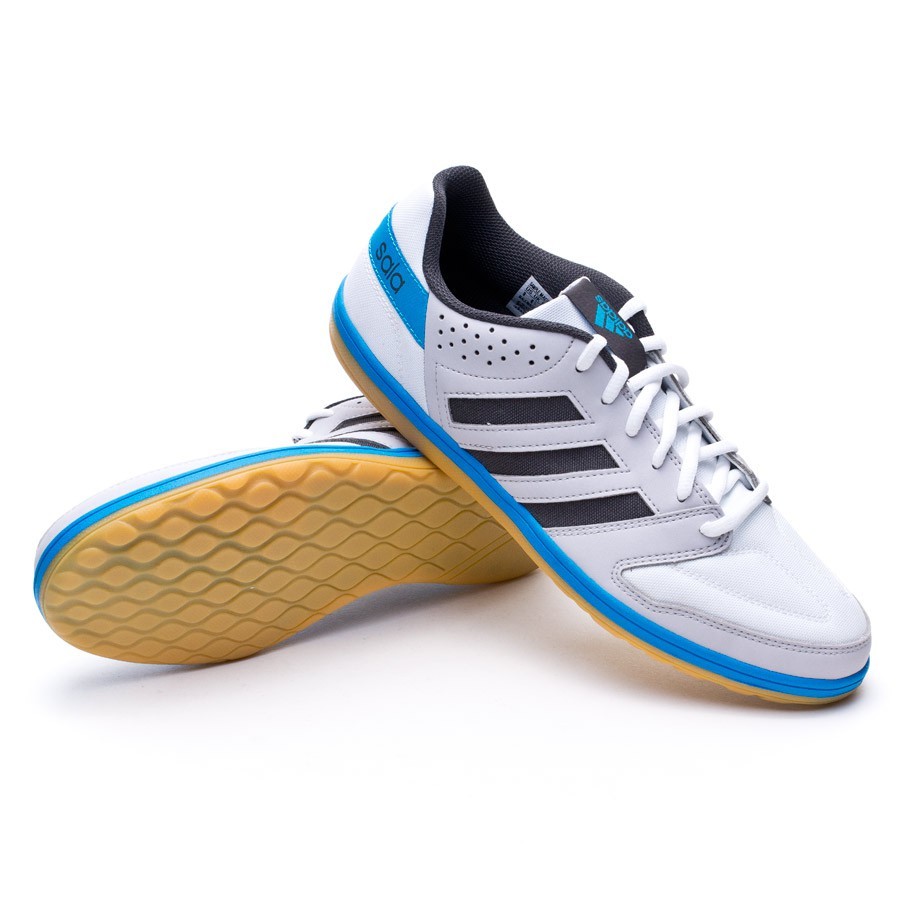 Futsal Boot adidas Janeirinha White-Solid grey - Football store Fútbol  Emotion