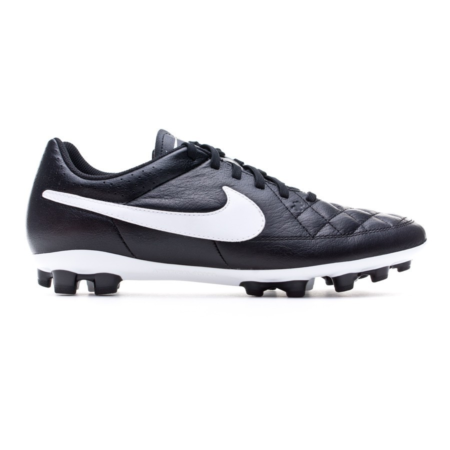 Zapatos de fútbol Nike Tiempo Genio Piel AG Negra-Blanca - Tienda de fútbol  Fútbol Emotion