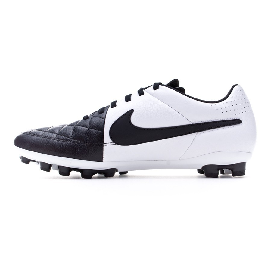 Football Boots Nike Tiempo Genio AG Black-White - Football store Fútbol  Emotion