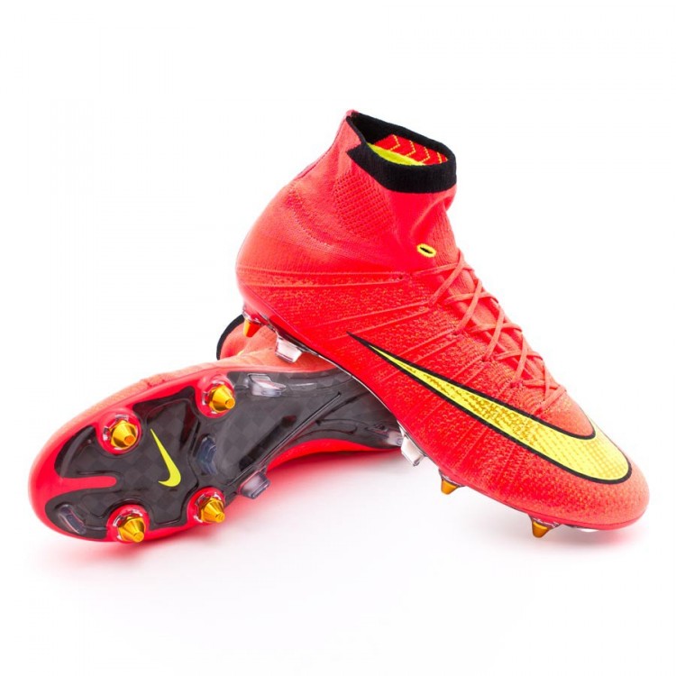 nike mercurial anaranjados