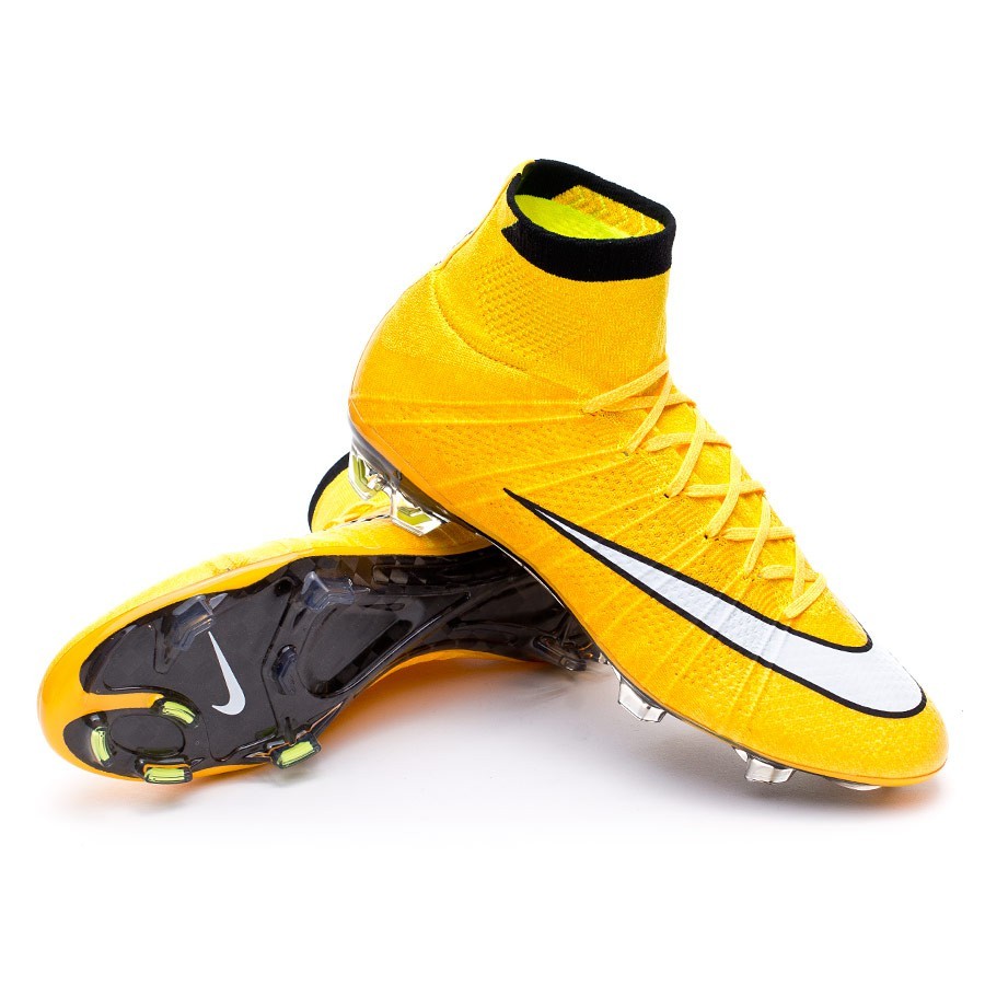 Hombre Nike Mercurial Superfly VI Pro Fg Blancas Naranjas