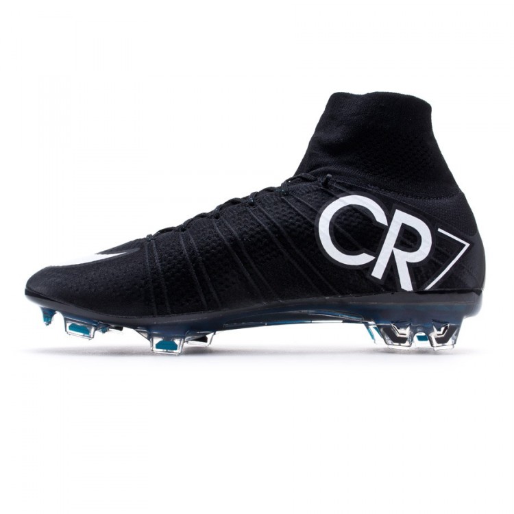 Bota Mercurial Superfly CR FG ACC Negra Blanca Hyper turquoise Bota Mercurial Superfly CR FG ACC Negra Blanca Hyper turquoise