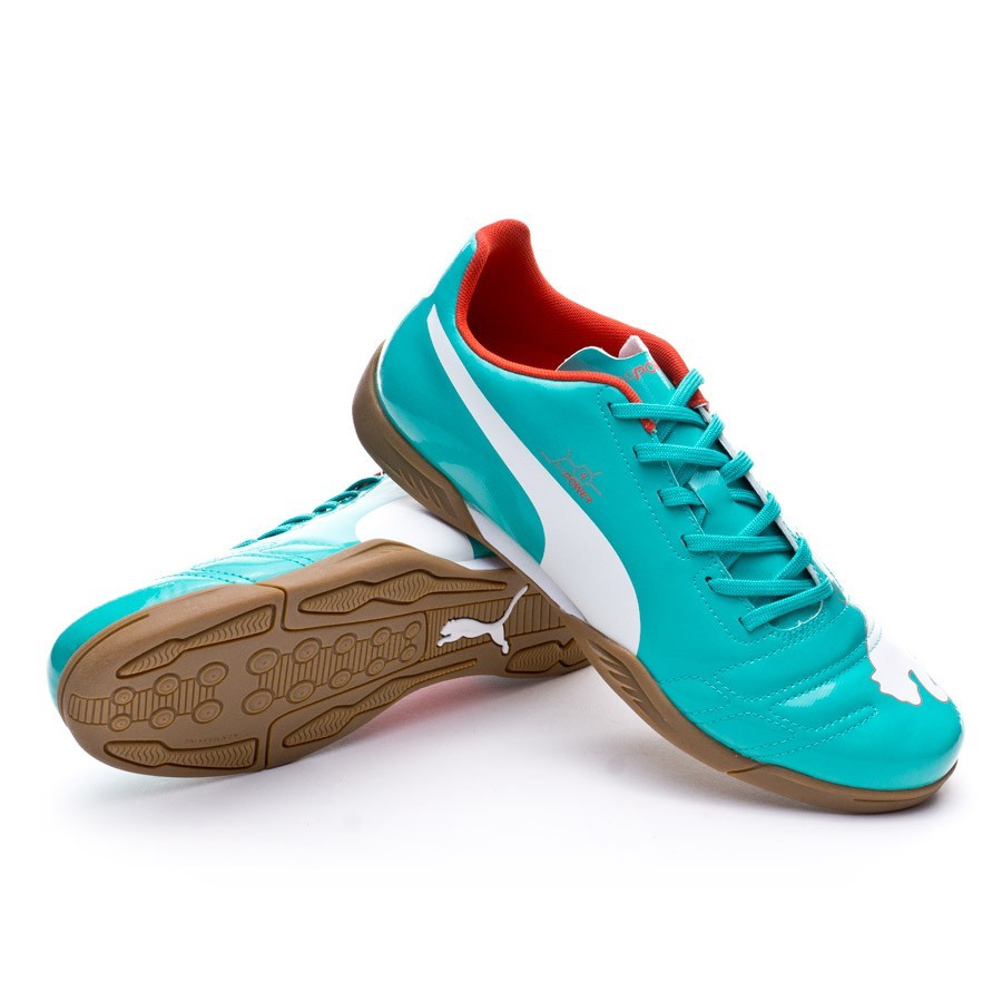 puma futsal shoes green