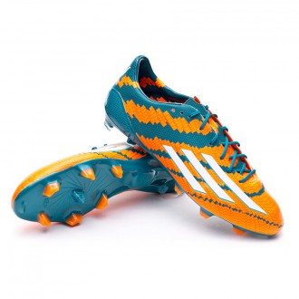 Messi 10.1 TRX FG Power teal-White-Solar orange