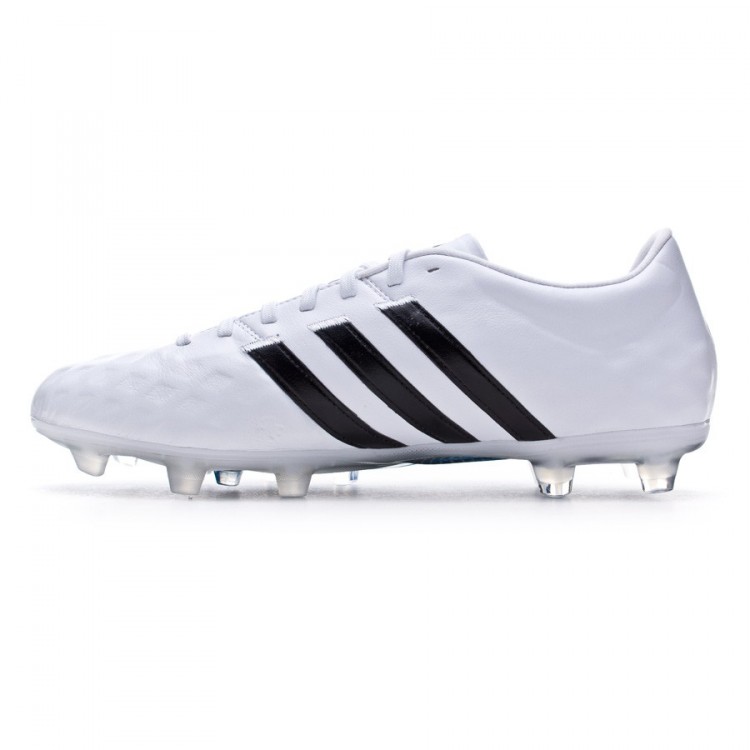 Football Boots adidas adipure 11Pro TRX FG White-Black-Solar blue -  Football store Fútbol Emotion