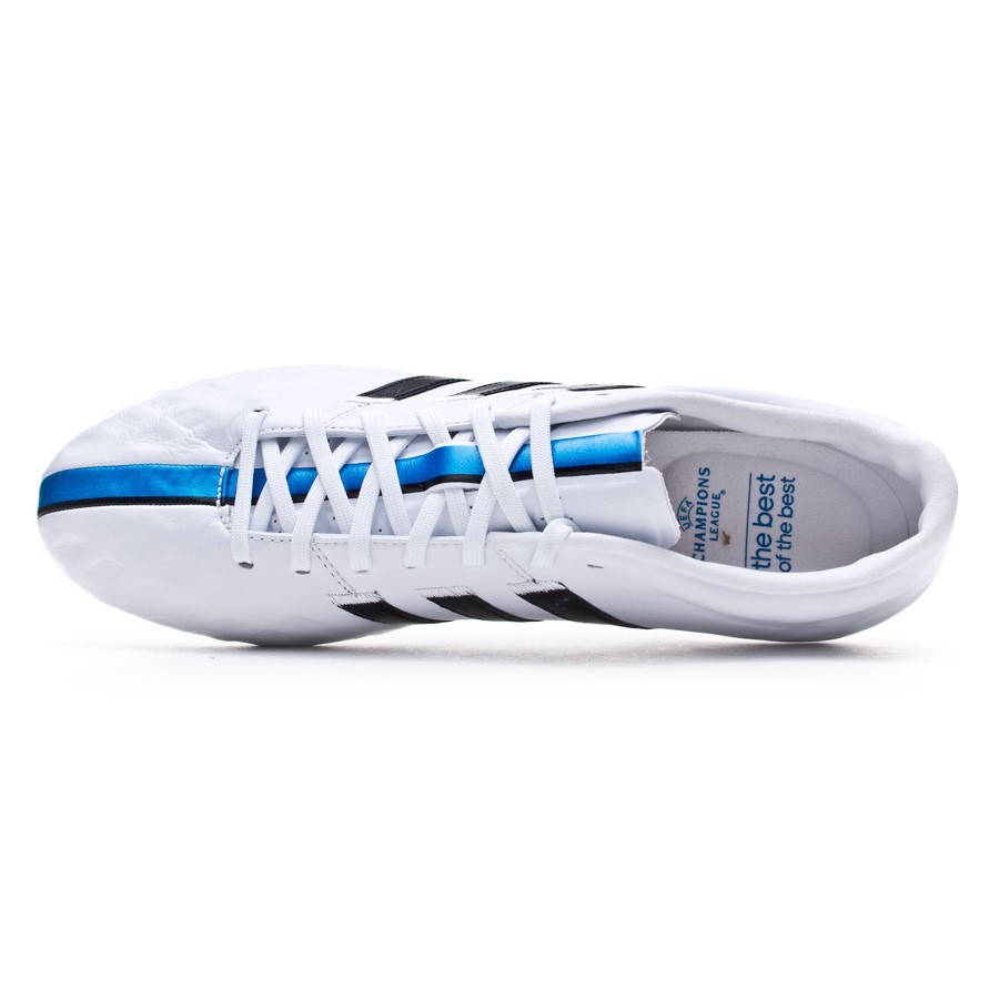 Scarpe adidas adipure 11Pro TRX FG White-Black-Solar blue - Fútbol ...