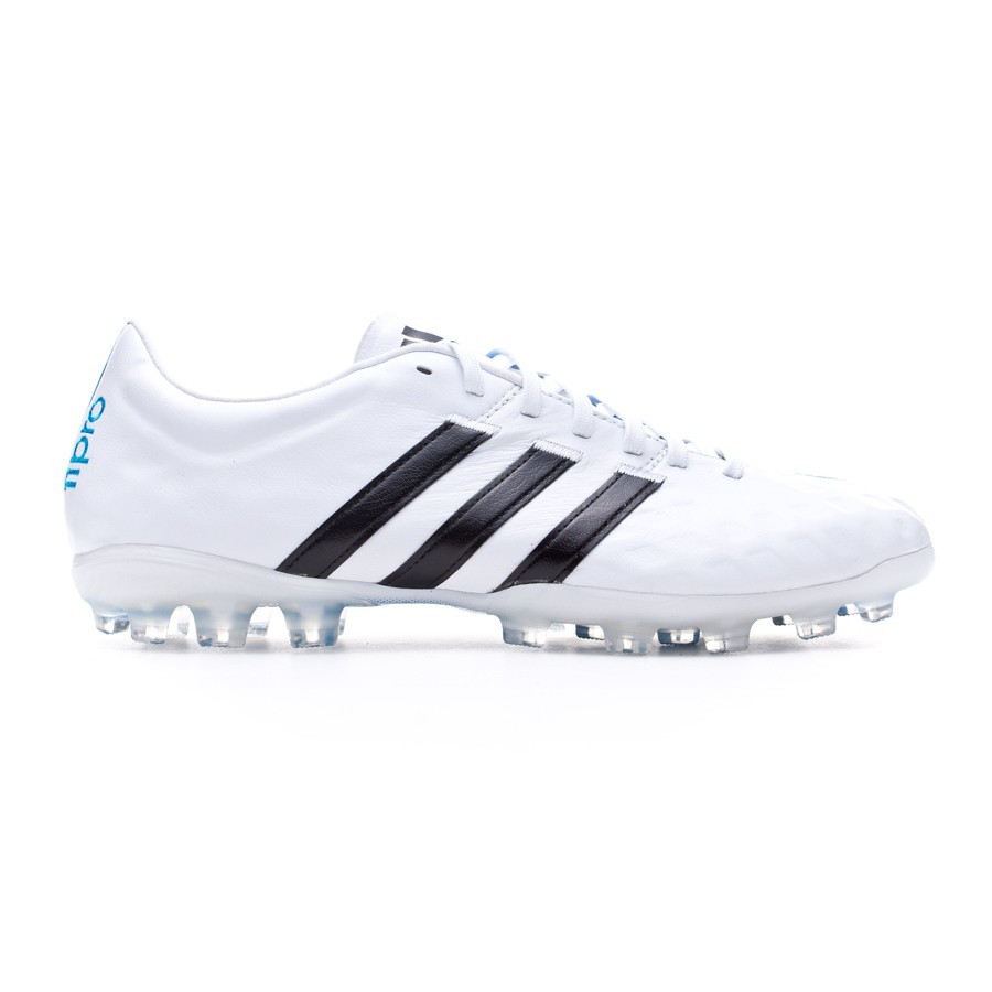 Football Boots adidas adipure 11Pro TRX AG White-Black-Solar blue -  Football store Fútbol Emotion