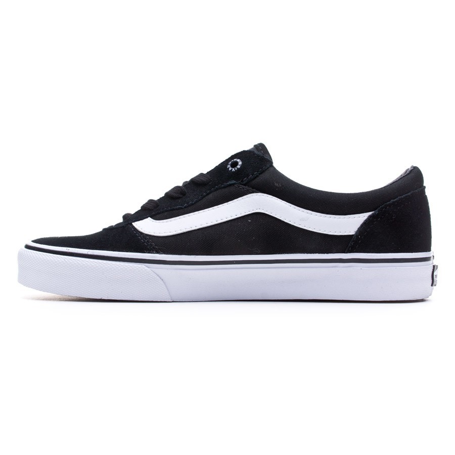 vans milton black white