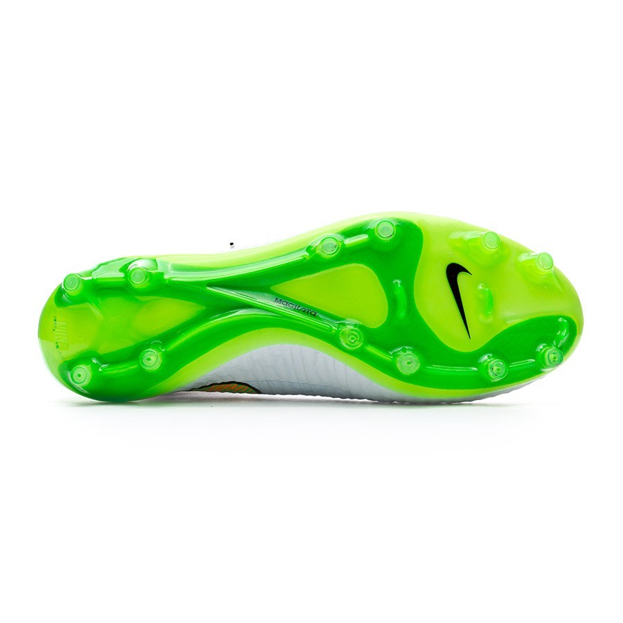 Football Boots Nike Magista Obra FG ACC White-Poison green-Black-Total  orange - Football store Fútbol Emotion