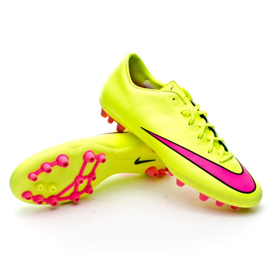 nike mercurial pink and yellow