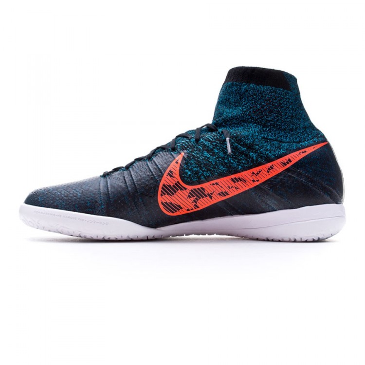 Futsal Boot Nike Elastico Superfly IC Black-Total crimson-Blue lagoon-Dark  grey - Football store Fútbol Emotion