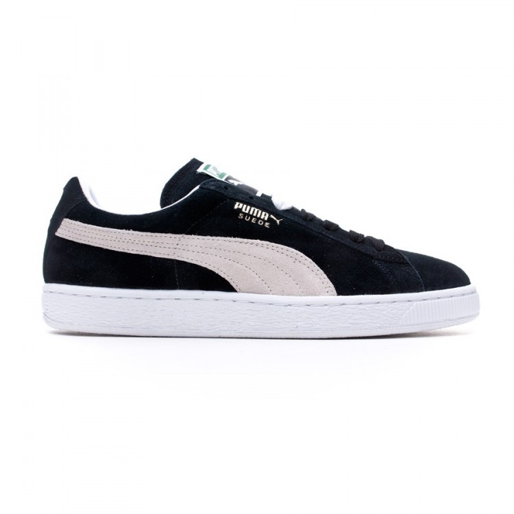 puma suede classic black on black