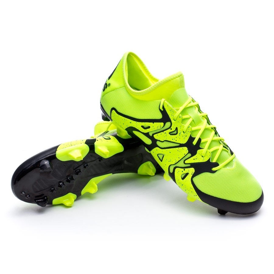 Scarpe adidas X 15.2 FG/AG Solar yellow-Core Black-Frozen yellow - Negozio  di calcio Fútbol Emotion