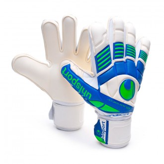Luvas  Uhlsport Eliminator Handbett Soft Branco-Azul-Verde