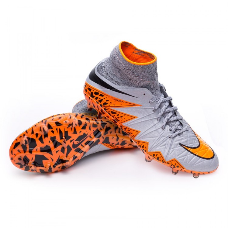 nike hypervenom 2 grey and orange