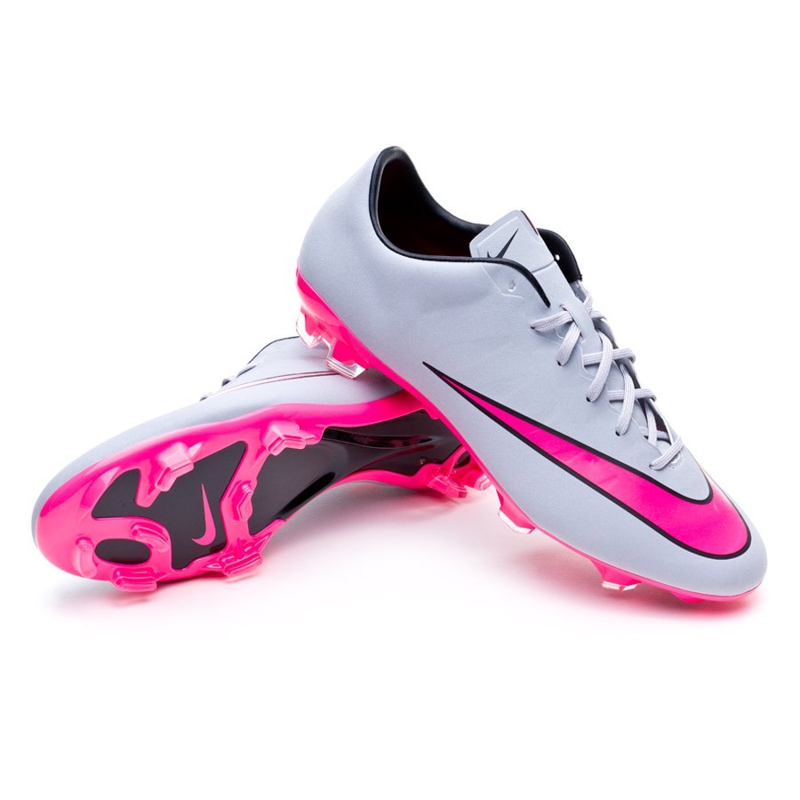 nike mercurial grey and pink