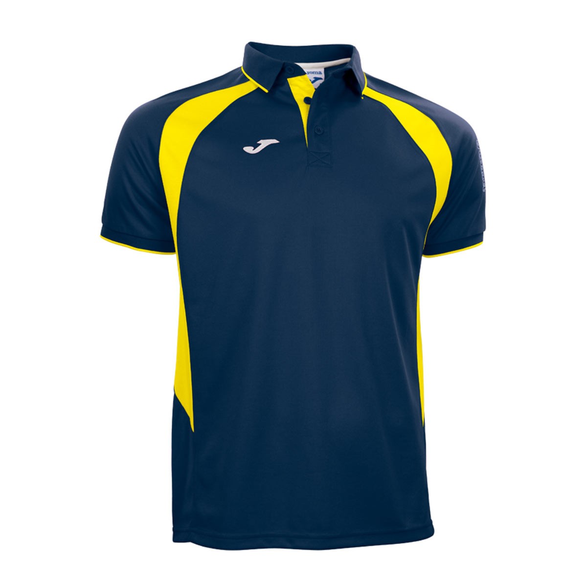 yellow and blue champion shirt