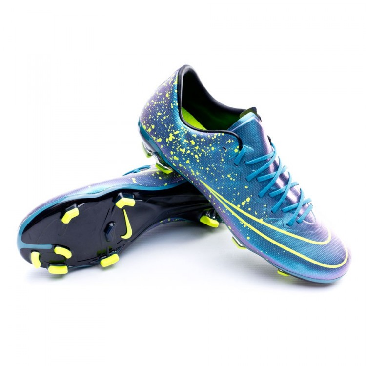 nike mercurial vapor x fg yellow blue