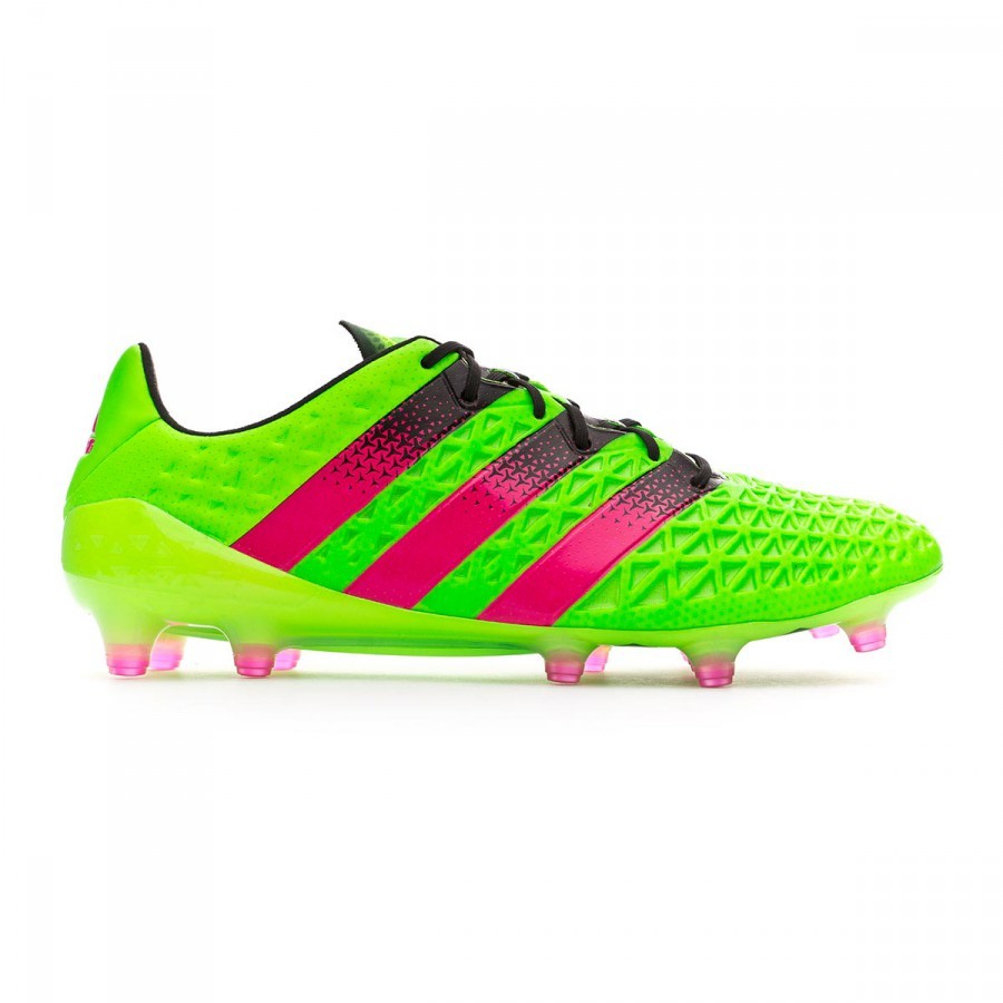 Football Boots Adidas Ace 16 1 Fg Ag Solar Green Shock Pink Core