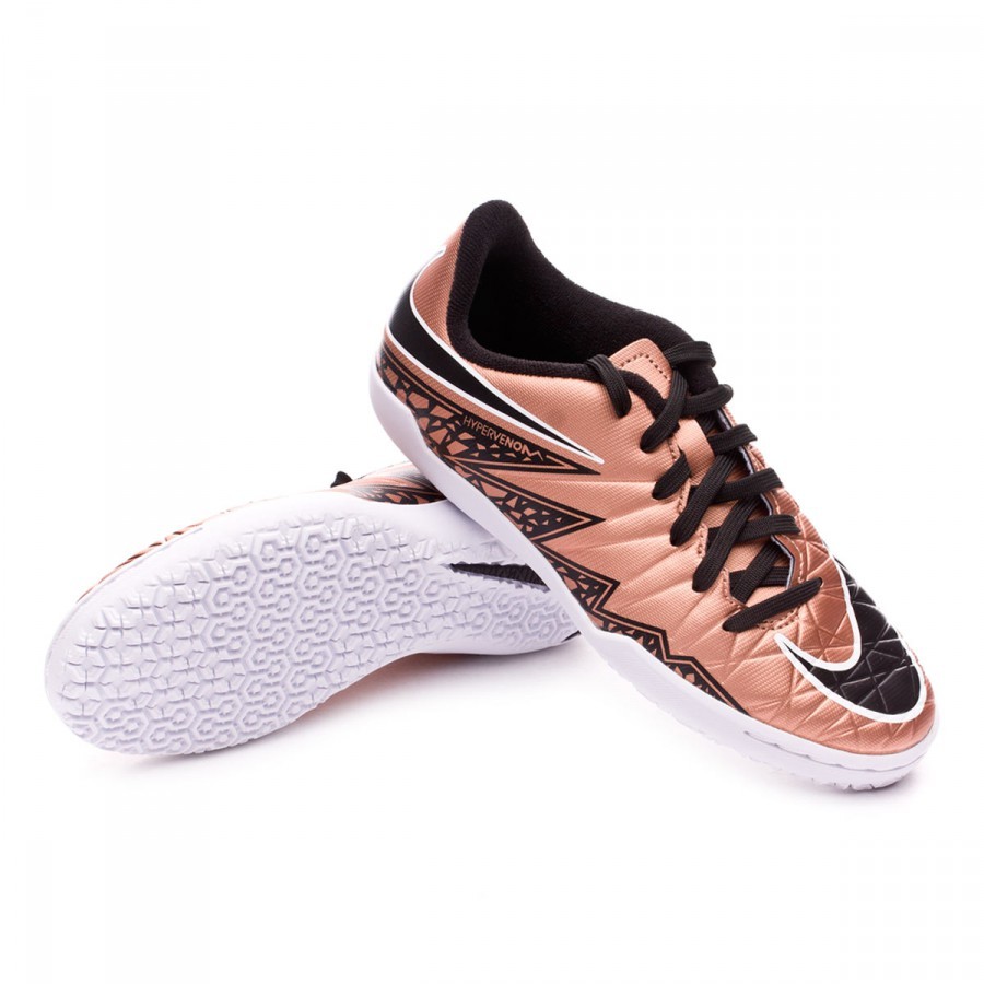 Chaussure de futsal Nike Jr Hypervenom Phelon II IC Metallic red,Black,White , Soloporteros est maintenant Fútbol Emotion