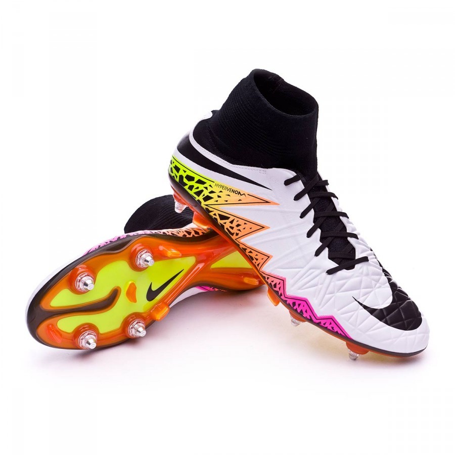 Boot Nike HyperVenom Phatal II Dynamic Fit SG-PRO White-Total Boot Nike HyperVenom Phatal II Dynamic Fit SG-PRO White-Total