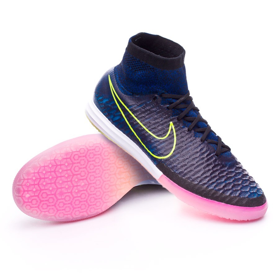 Futsal Boot Nike MagistaX Proximo IC Black-Volt-Racer blue - Football store  Fútbol Emotion