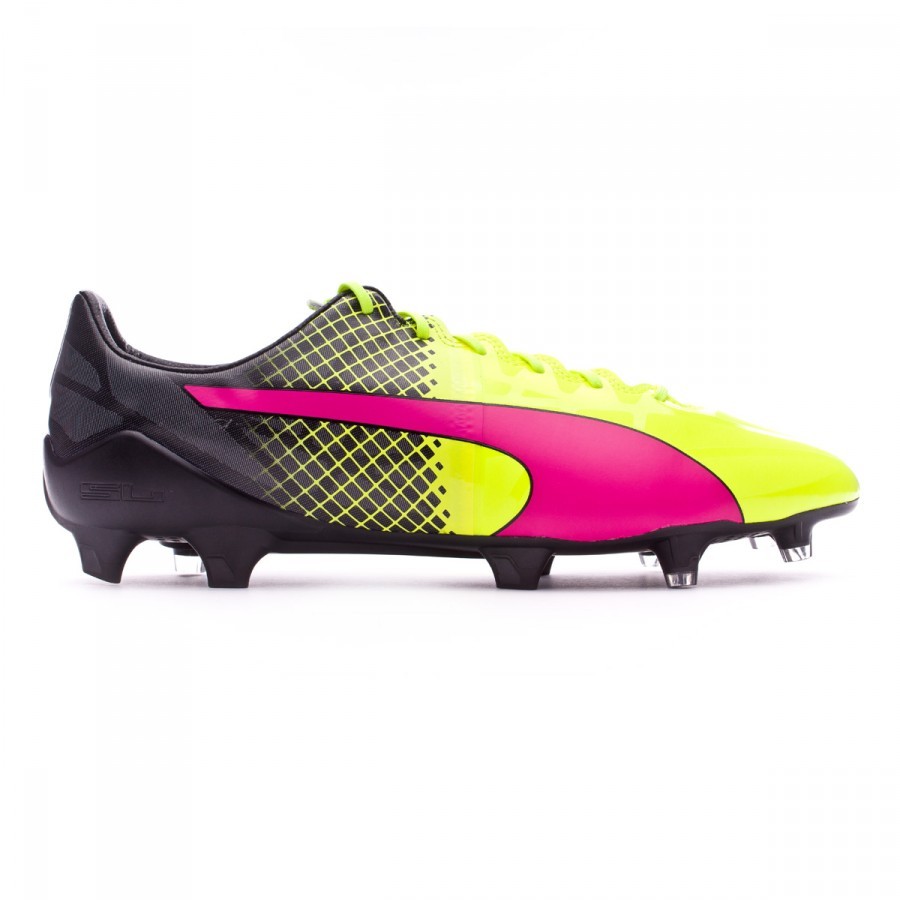 puma evospeed pink and yellow