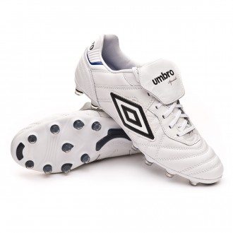 Chuteira  Umbro Speciali Eternal Pro HG White-Black-Clematis blue