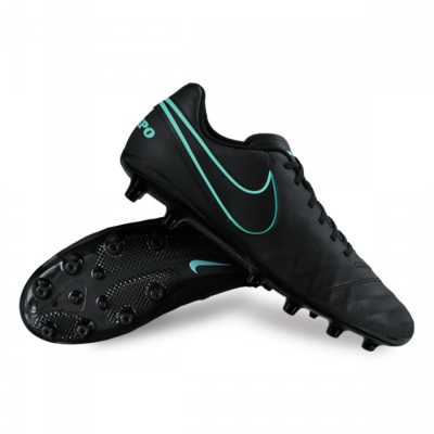 nike tiempo black turquoise