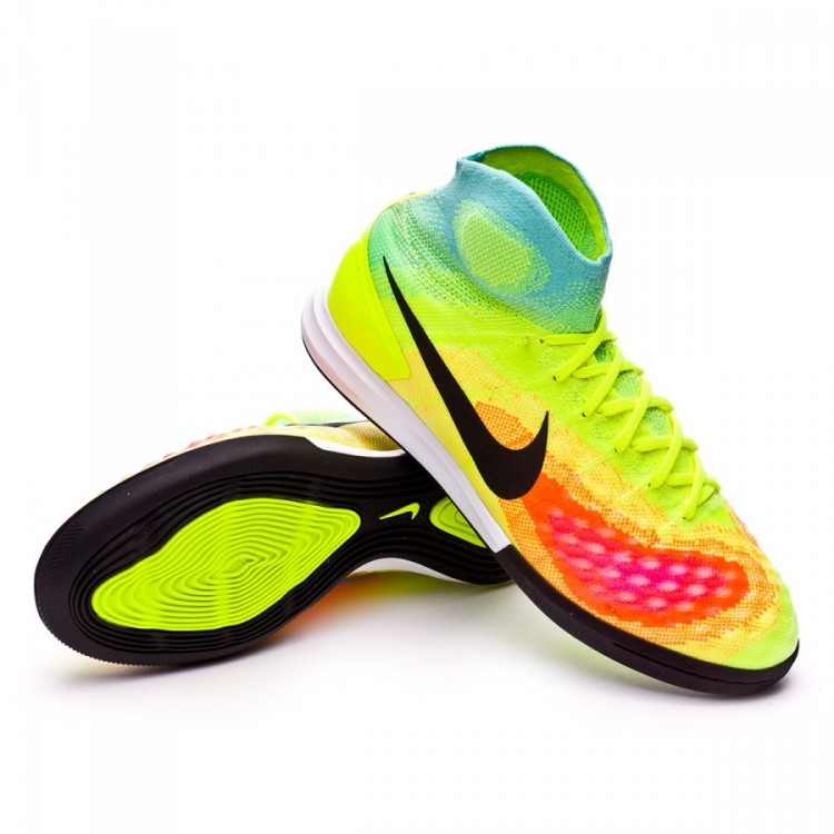 Tenis Nike MagistaX Proximo II IC Volt-Black-Hyper turquoise-Total orange -  Tienda de fútbol Fútbol Emotion