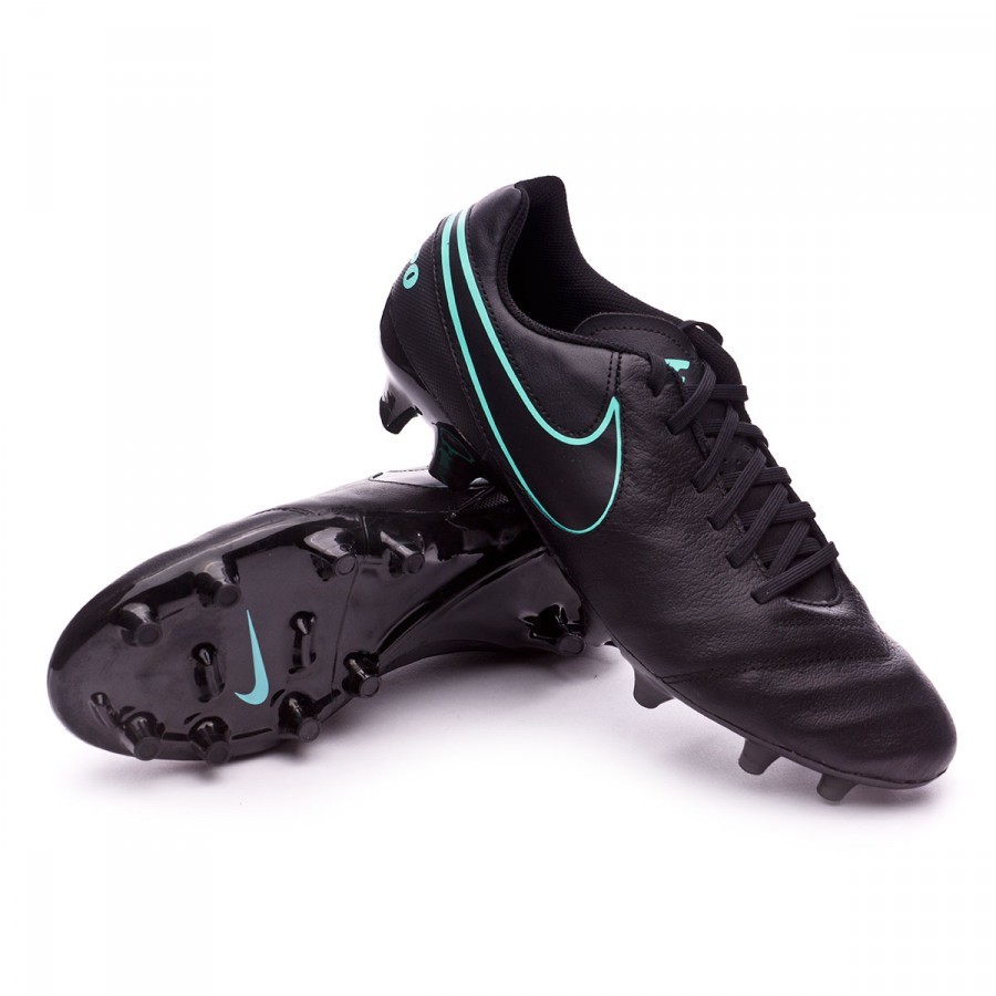 nike tiempo genio fg black
