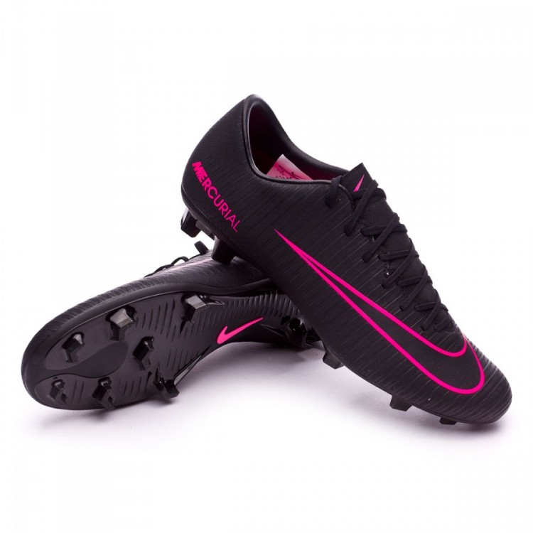 nike mercurial black and pink