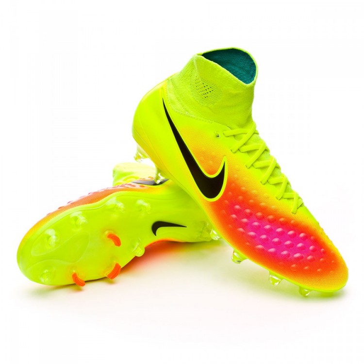 Bota de fútbol Nike Magista Orden II Dynamic Fit FG Volt-Black-Total  orange-Pink blast - Tienda de fútbol Fútbol Emotion