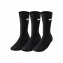 Value Cotton Crew Training Sock (3 Pairs)-Black-White