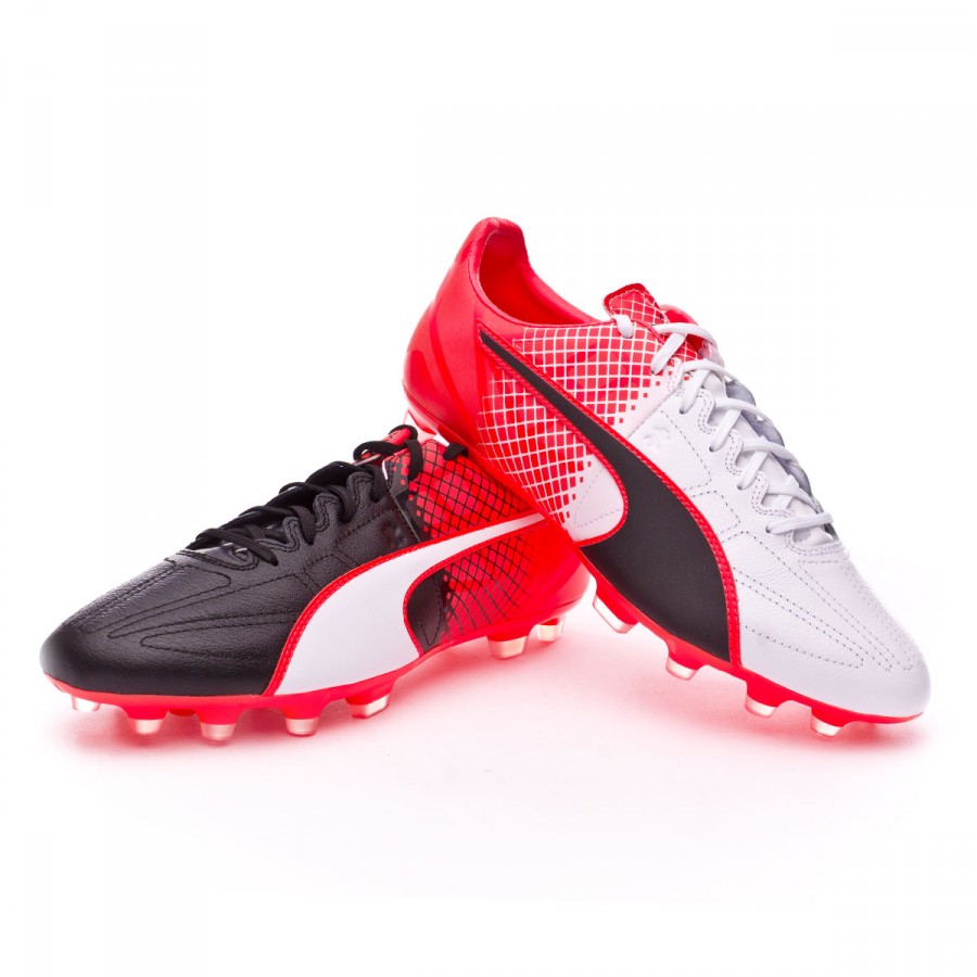 Bota de fútbol Puma EvoSpeed 3.5 Leather AG Black-White-Red blast - Tienda  de fútbol Fútbol Emotion