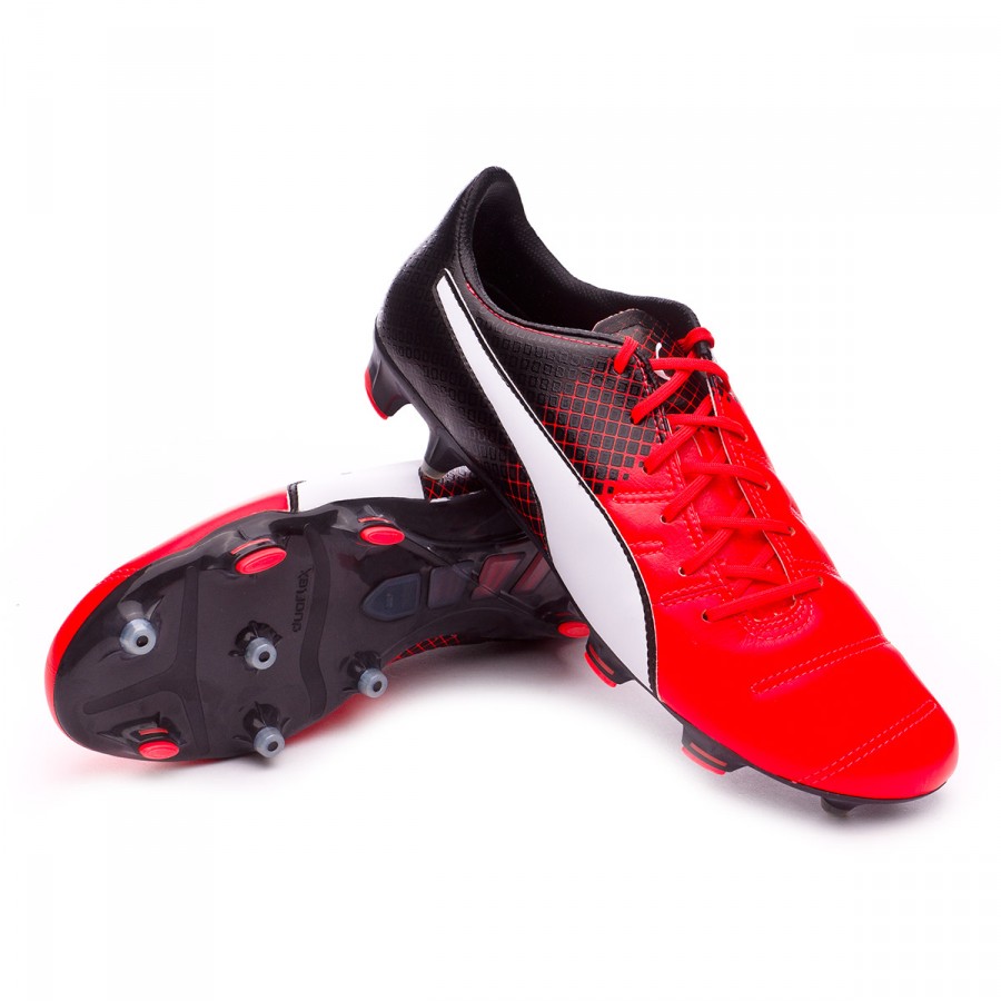 Blast Negozio 3 Fg Red Scarpe Puma Black 1 Evopower Leather White OkZTPXiu