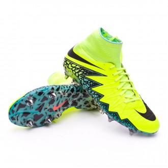 HyperVenom Phantom II ACC SG-Pro Volt-Black-Hyper turquoise-Clear jade