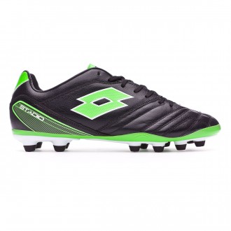 Chuteira Lotto Stadio 300 FG Black-Mint fluor