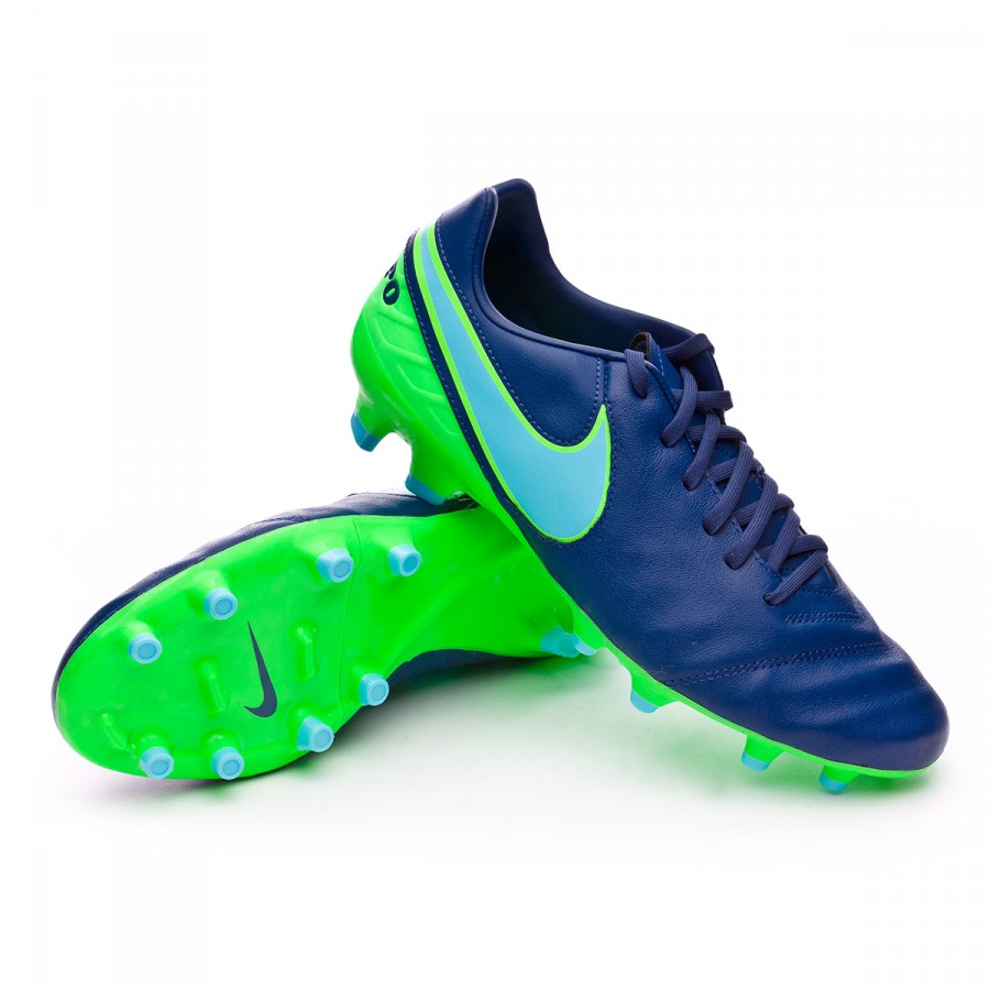 botines nike tiempo verdes