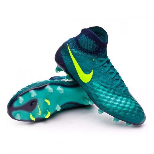 Bota de fútbol Nike Magista Obra II ACC FG Rio teal-Volt-Obsidian-Clear  jade - Tienda de fútbol Fútbol Emotion