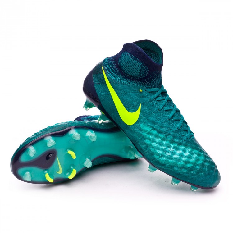 Bota de fútbol Nike Magista Obra II ACC FG Rio teal-Volt-Obsidian-Clear  jade - Tienda de fútbol Fútbol Emotion