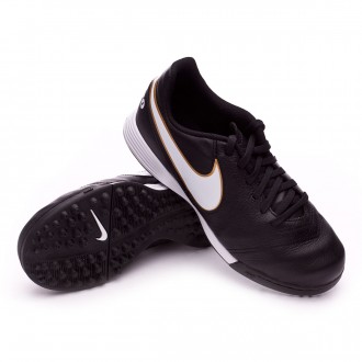 Sapatilhas  Nike TiempoX Legend VI Turf Crianças Black-White-Metallic gold