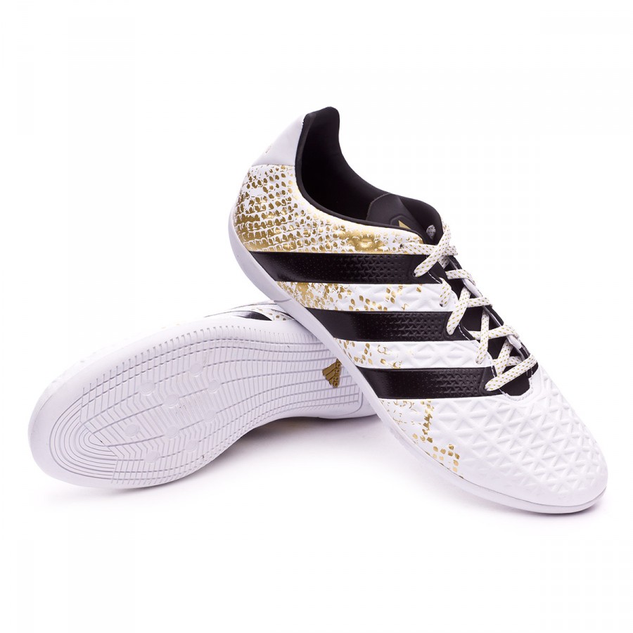 adidas ace gold and white