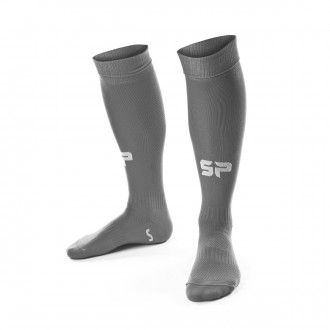Meias SP Fútbol Extralargas Gris Metálico