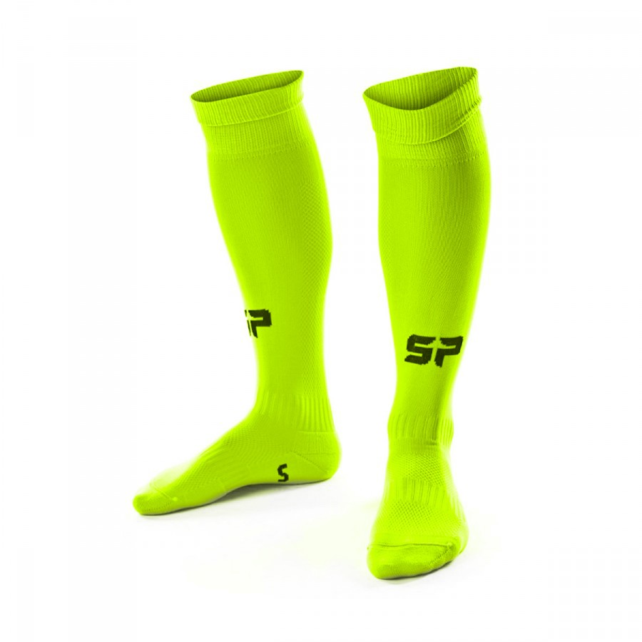 Football Socks SP Fútbol Extralong Fluorescent yellow Fútbol Emotion