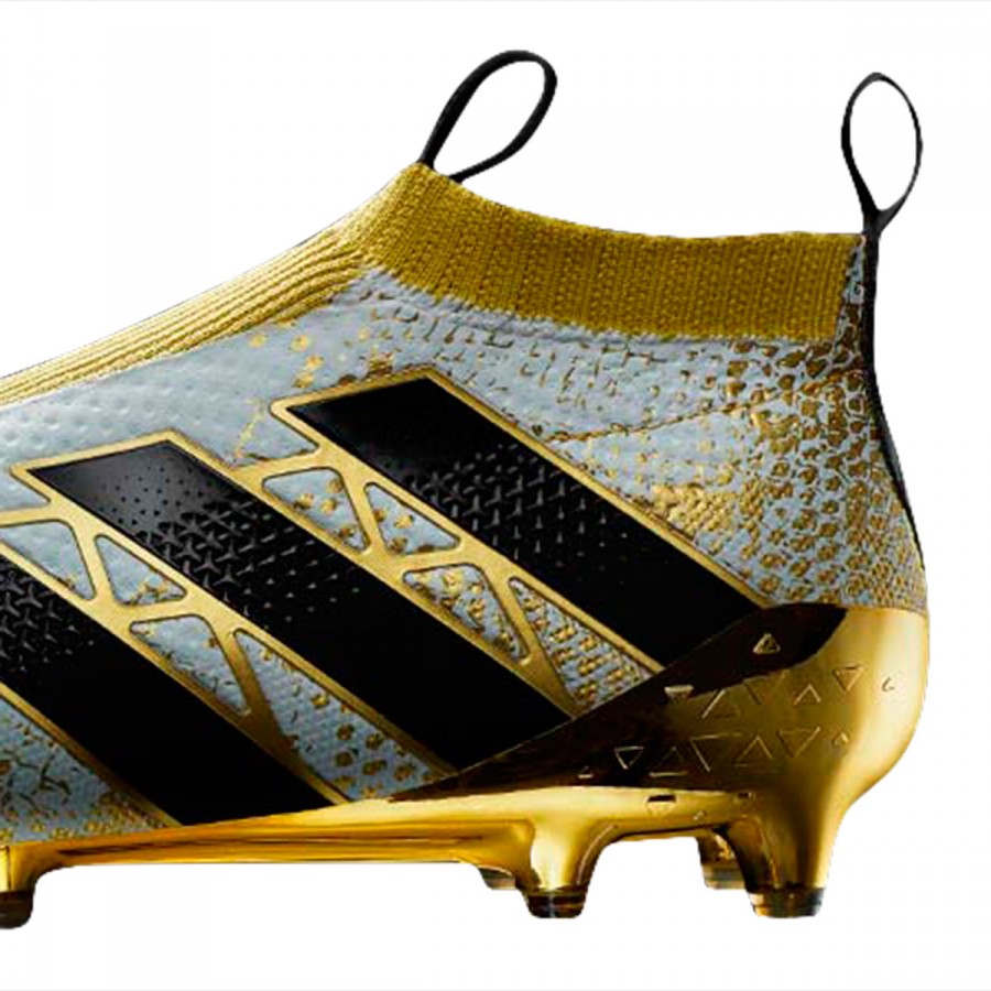 gold football boots